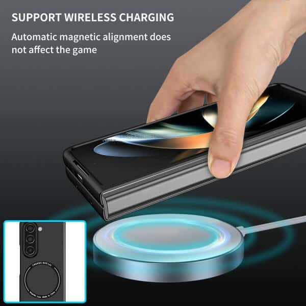 For Samsung Galaxy Z Fold 5 Magsafe Magnetic Wireless Charging Shockproof Case Cover For Samsung Galaxy Z Fold 5 Magsafe Magnetic Wireless Charging Shockproof Case Cover